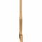 Ekena Millwork Saratoga Timber Gable Bracket, Western Red Cedar, 108"W x 27"H x 1 1/2"D x 3 1/2"F, 6/12 Pitch GBW108X27X0204SAR00SWR - alternate 3